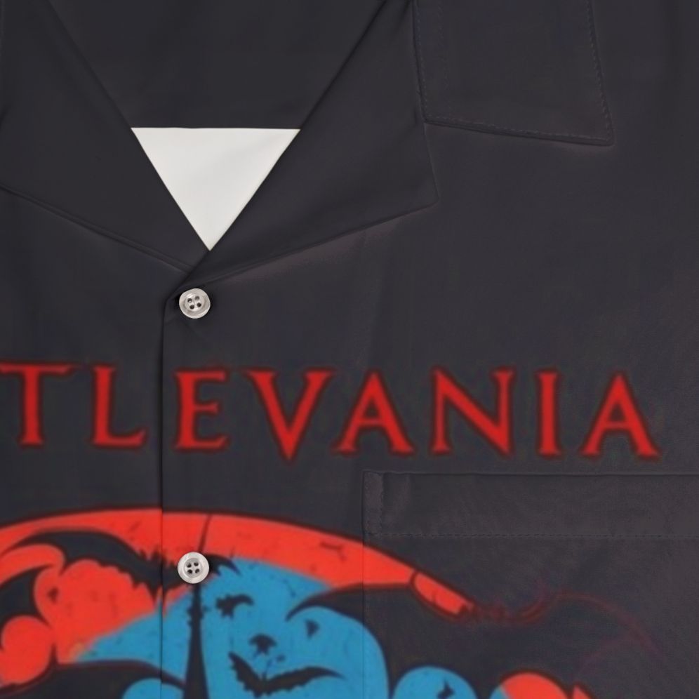 Castlevania Night Ambiance Hawaiian Shirt - Detail