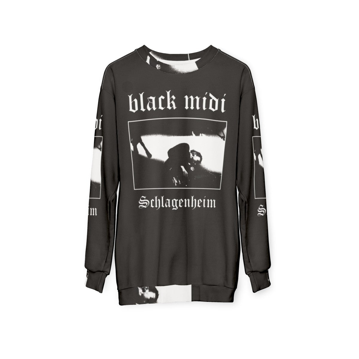 Black Midi Schlagenheim Metal Sweatshirt - hanging