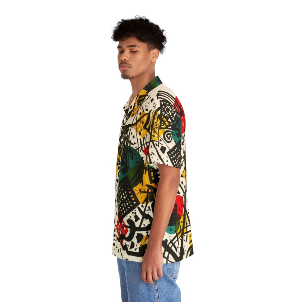 Wassily Kandinsky inspired abstract art Hawaiian shirt - People Left