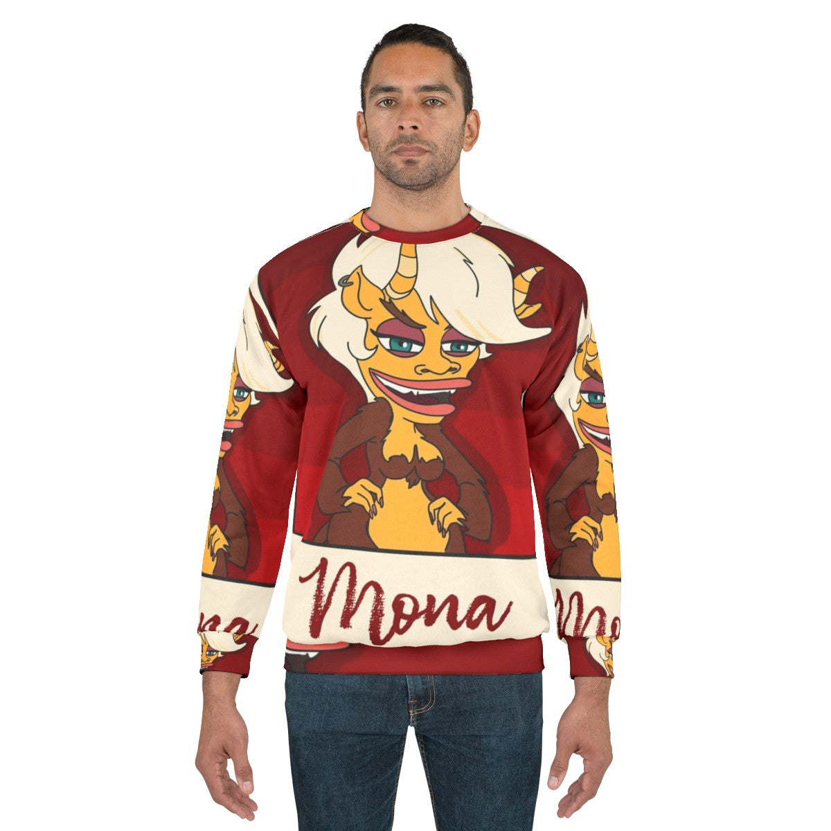 Big Mouth Hormone Monster Mona Netflix Sweatshirt - men