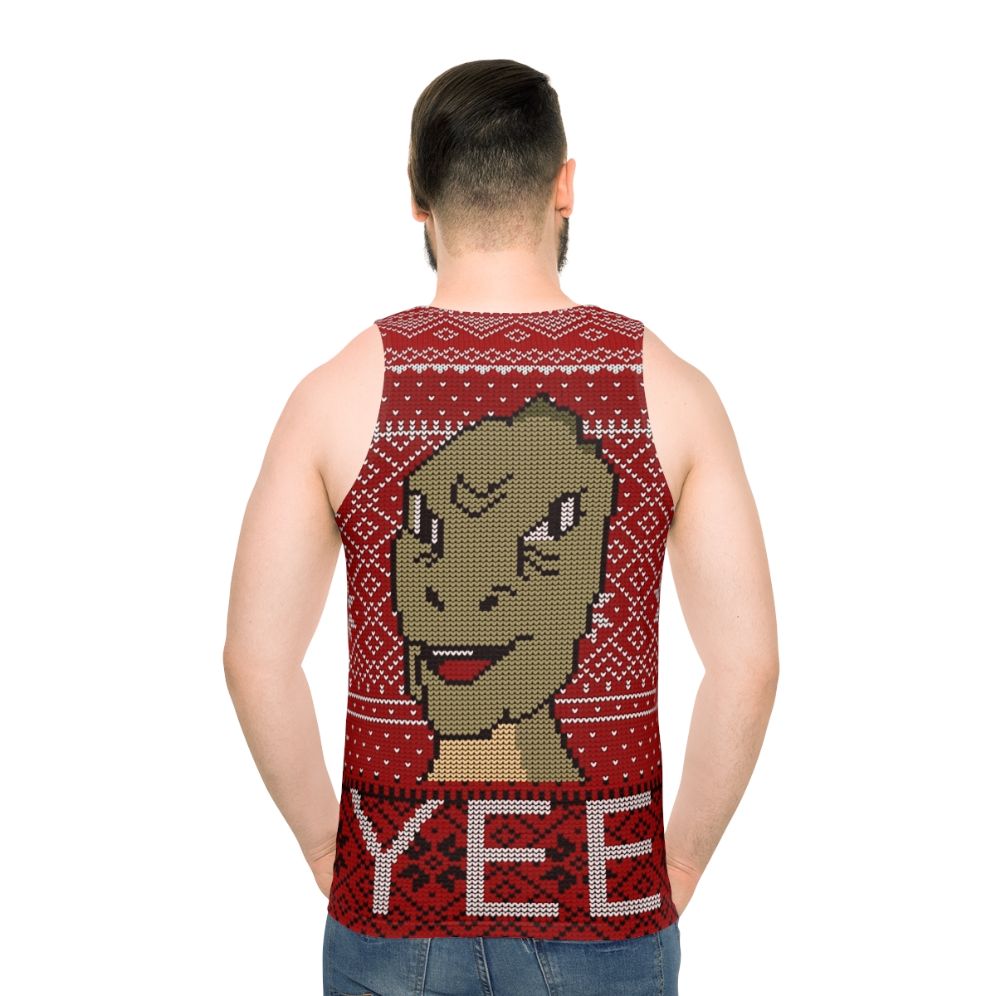 Yee ugly Christmas sweater 2019 unisex tank top - men back