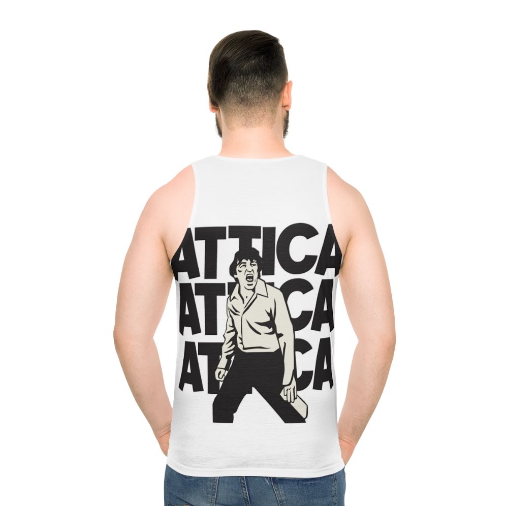 Unisex 1970s Movie-Inspired Tank Top - men back