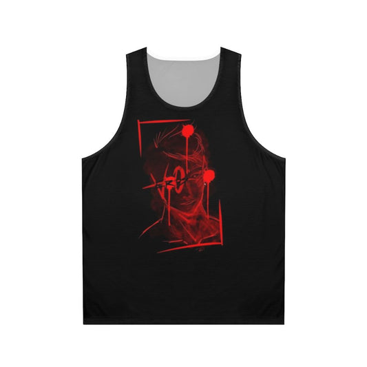 Unisex black tank top for comfortable and athletic wear