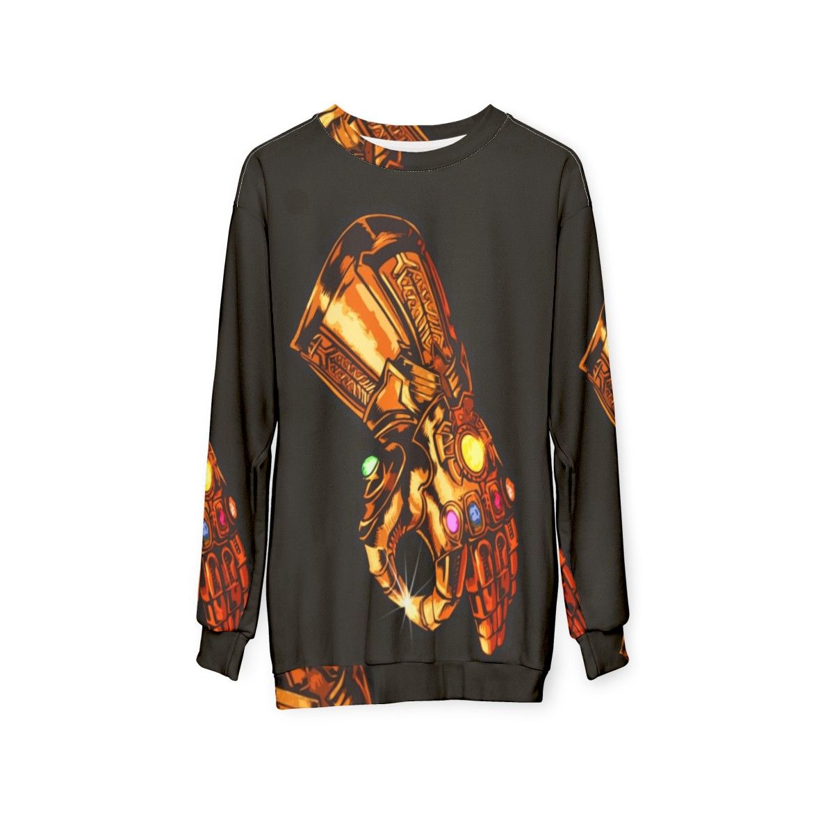 Infinity Gauntlet Thanos Superhero Sweatshirt - hanging