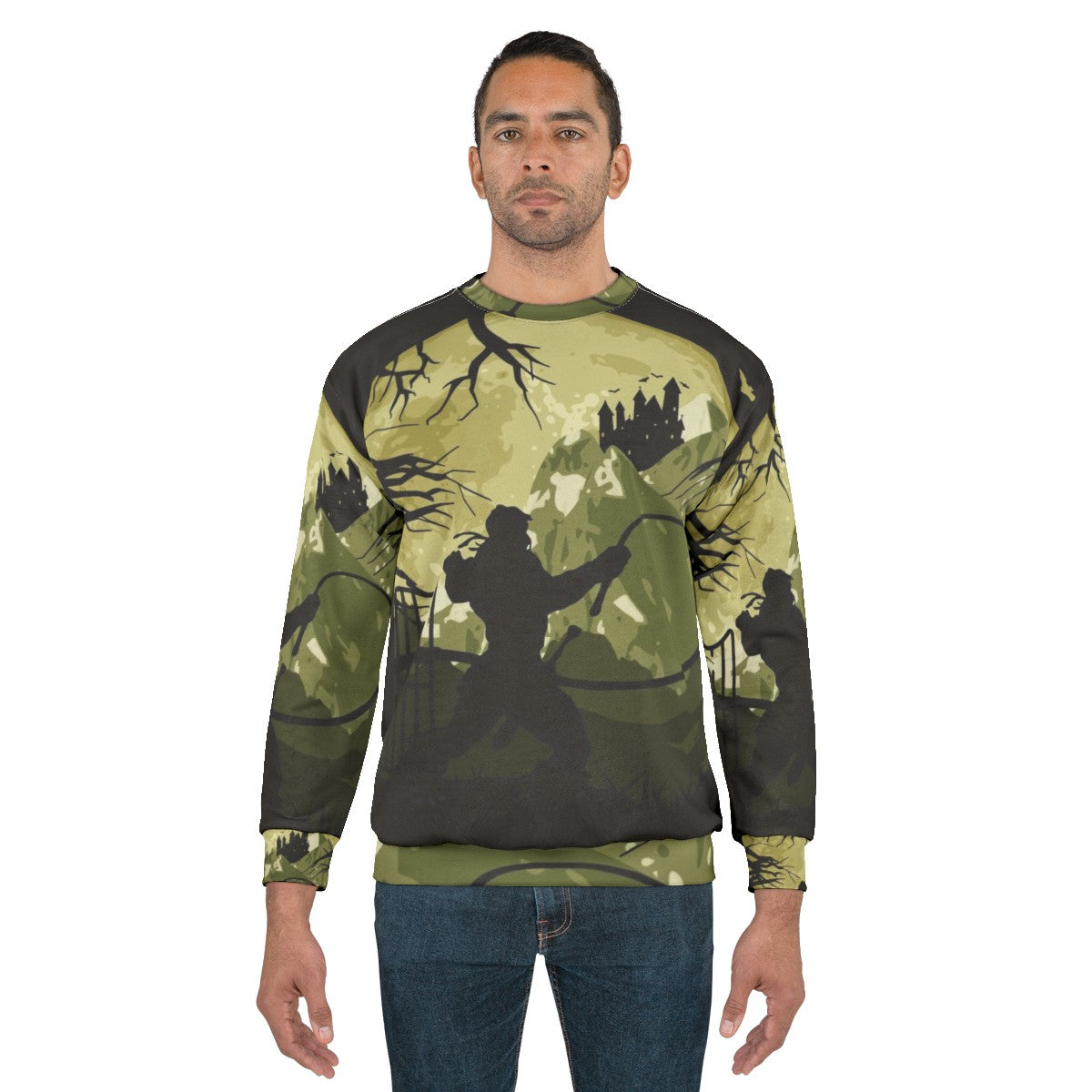 Castlevania video game art sweatshirt - men