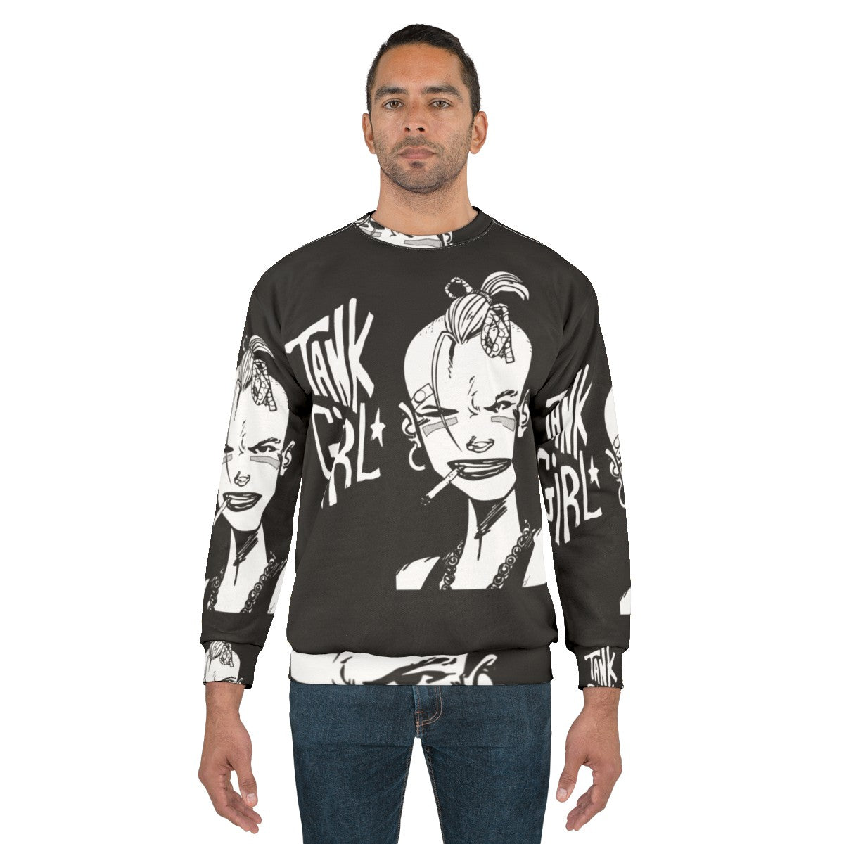 Punk Tank Girl Graphic Sweatshirt - men