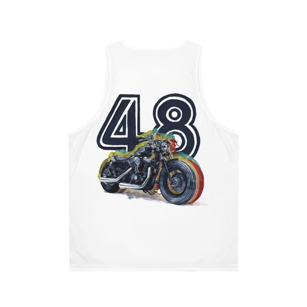 Harley Davidson 48 Unisex Motorcycle Tank Top - Back