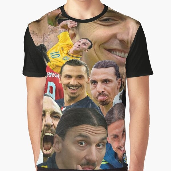 Zlatan Ibrahimovic Graphic T-Shirt for Football and Soccer Fans