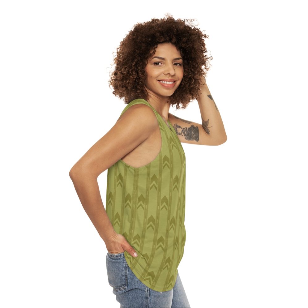 Backrooms Unisex Tank Top - women side