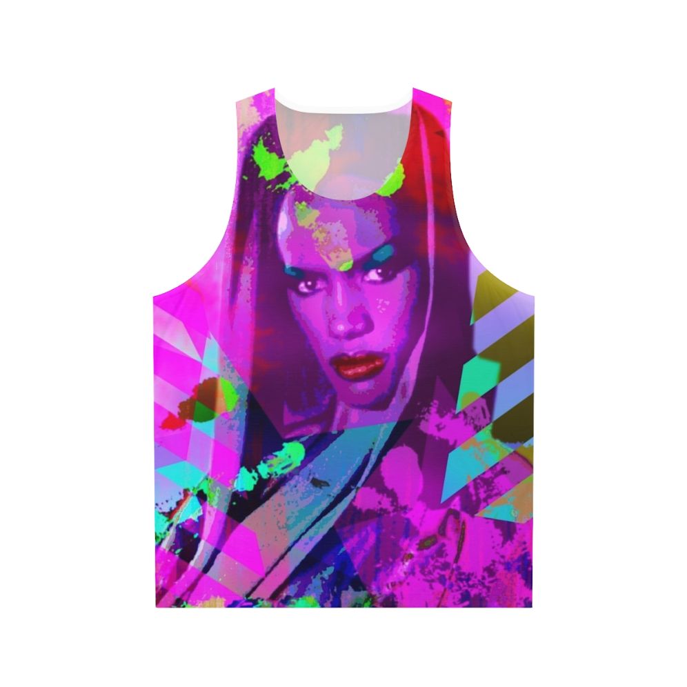 Unisex Grace Jones inspired LGBTQ pride tank top