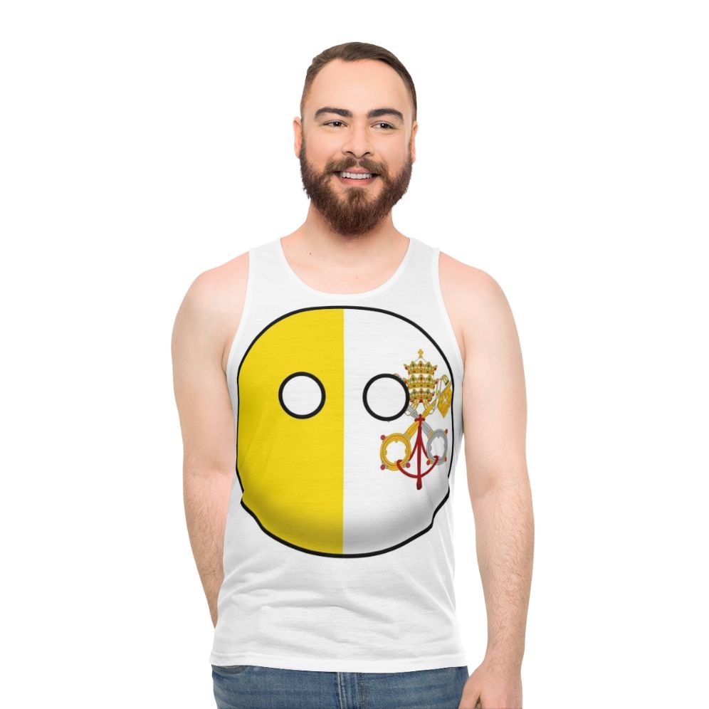 Unisex Vatican City Countryball Tank Top - men