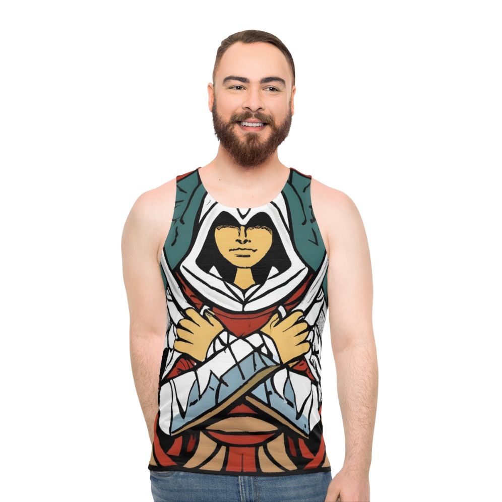 Assassin's Creed Ezio Auditore Unisex Tank Top - men