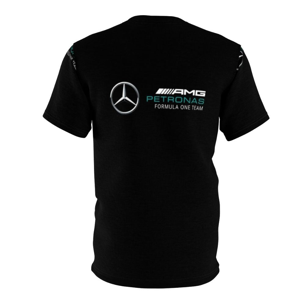 Commemorative Formula 1 Racing Inspired T-Shirt with Mercedes-AMG Petronas F1 Team Styling - Back