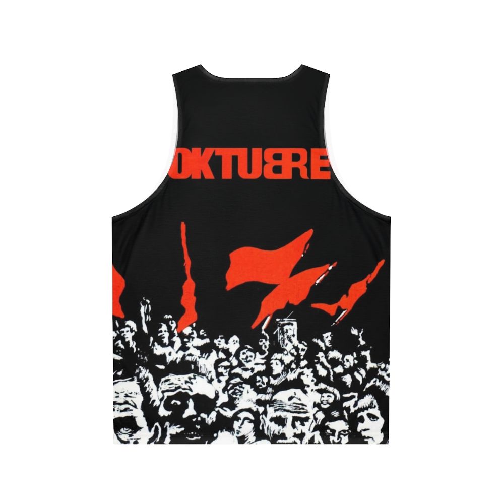 Oktubre Unisex Tank Top - Back