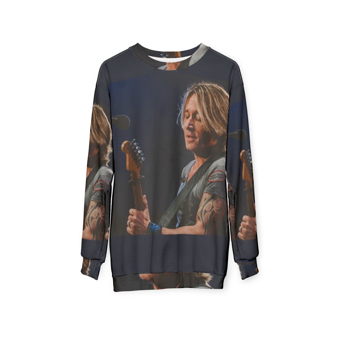 Keith Urban Concert Photograph Sweatshirt - hanging