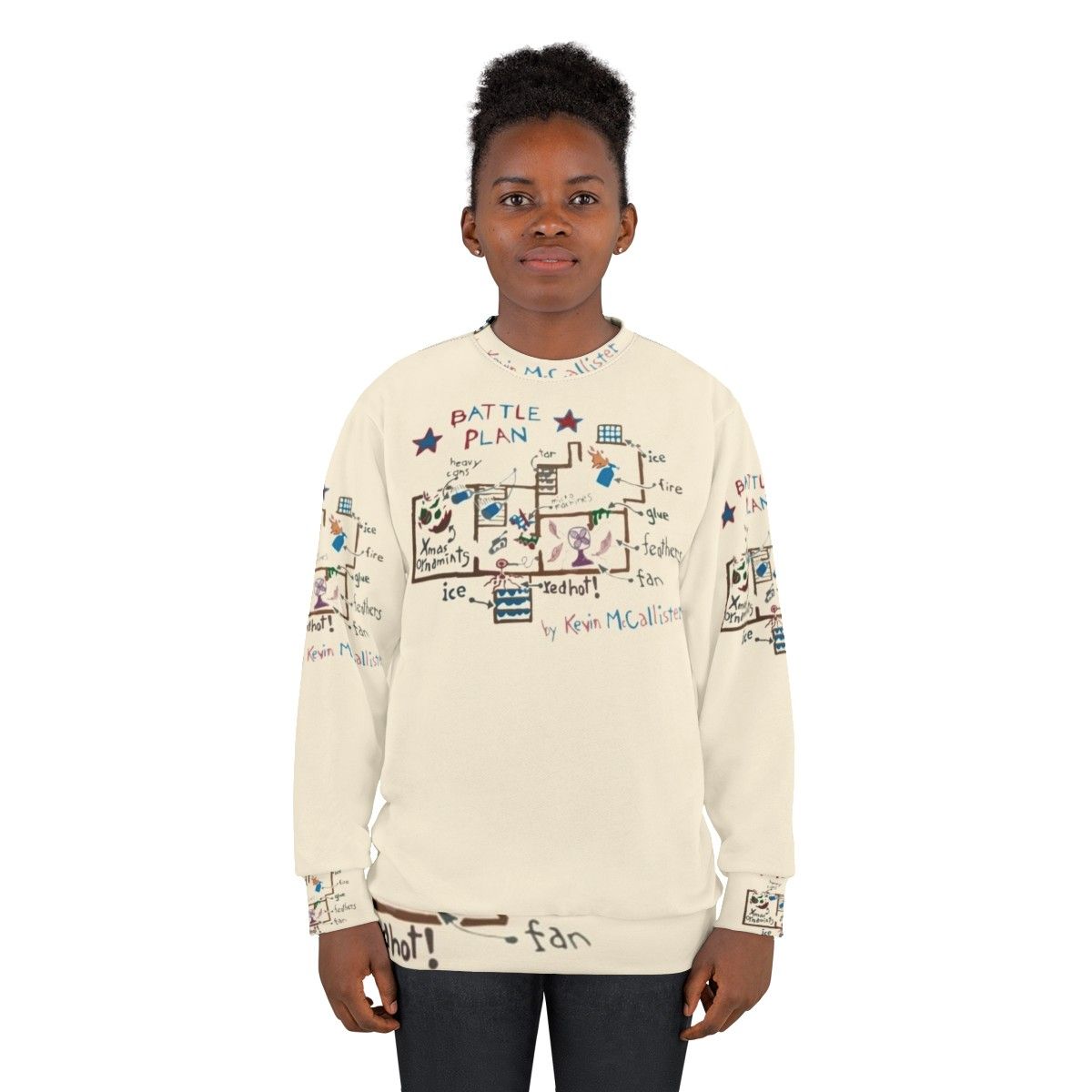 "Home Alone inspired 'Keep The Change' Sweatshirt featuring Macaulay Culkin as Kevin McCallister" - women