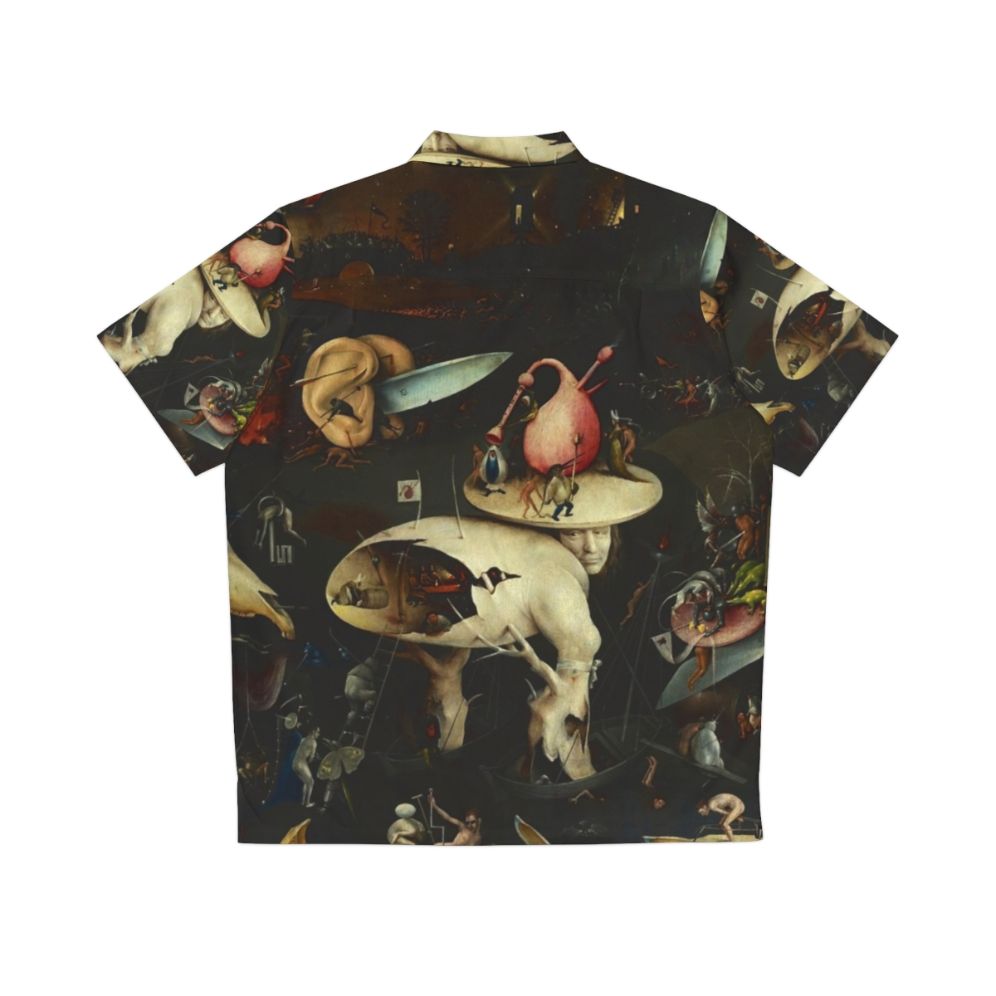 Hieronymus Bosch inspired surreal fantasy Hawaiian shirt - Back