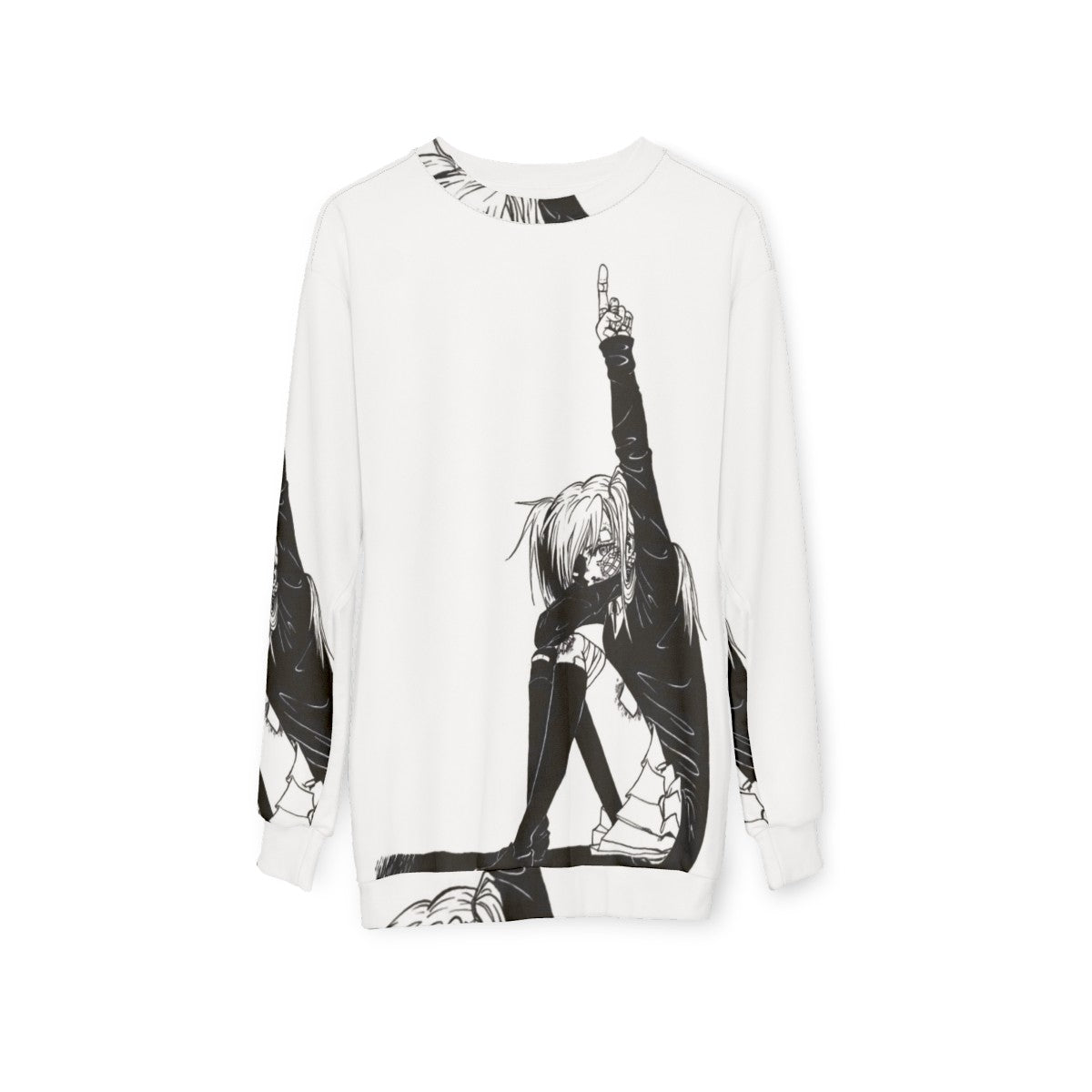 Rolling Girl Vocaloid Hatsune Miku Sweatshirt - hanging