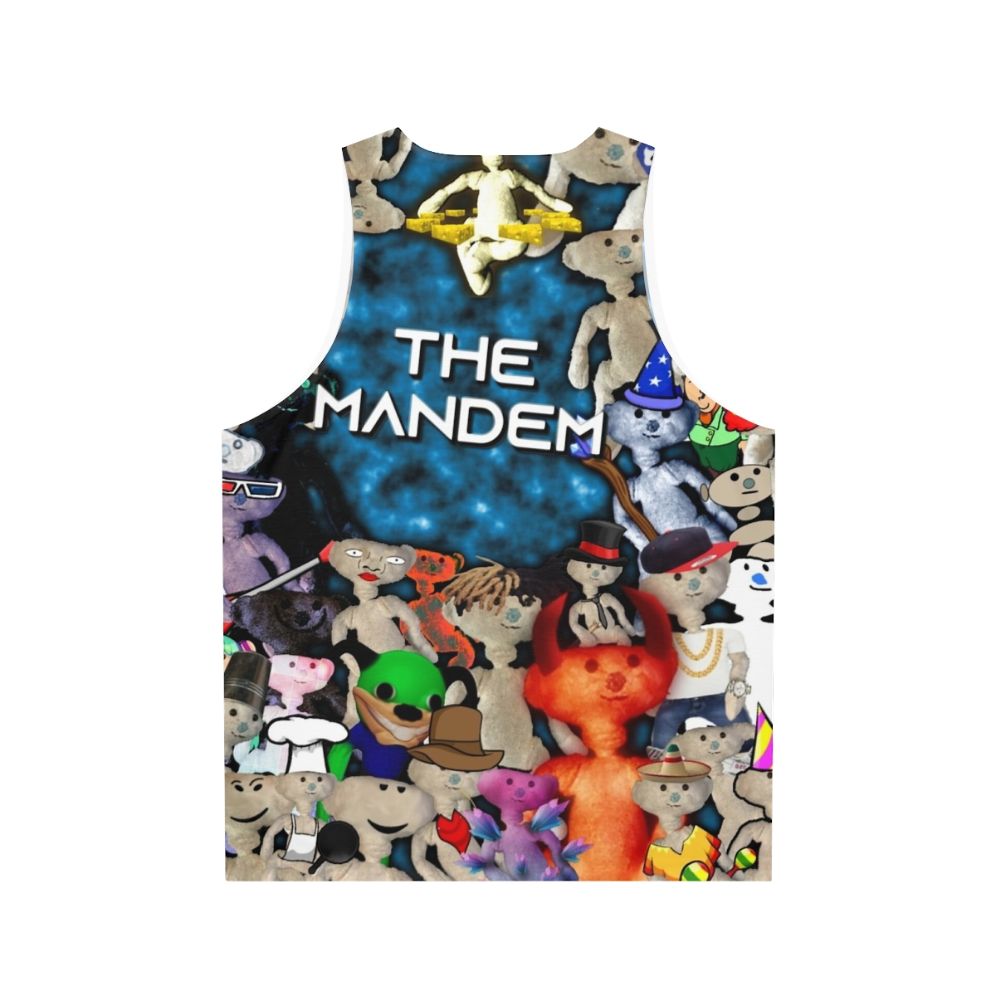 Mandem Bear Unisex Alpha Tank Top - Back