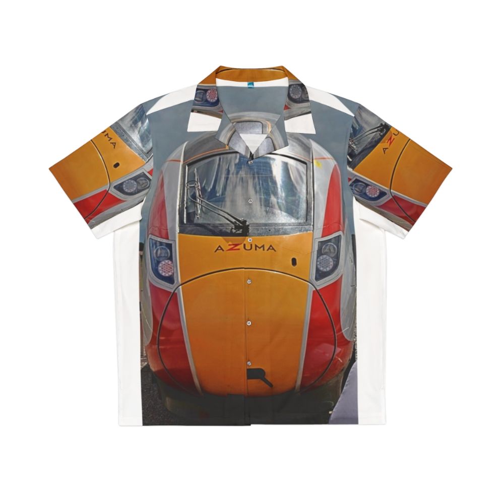 LNER Azuma Train Hitachi high speed rail Hawaiian shirt