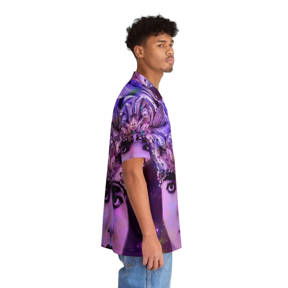 Medusa Hawaiian Shirt featuring nature inspired abstract patterns - People Pight