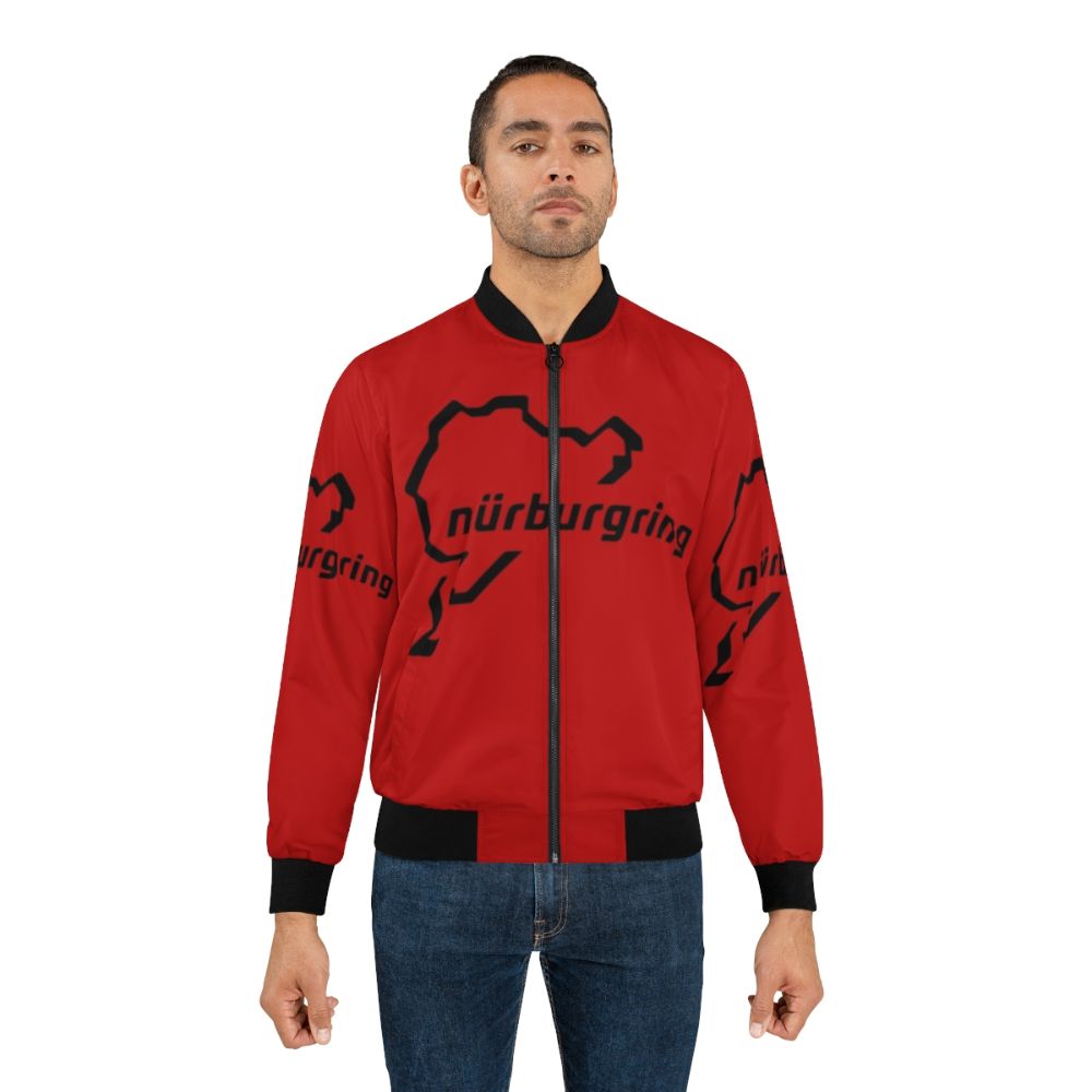 Nurburgring inspired bomber jacket with racing graphics - Lifestyle