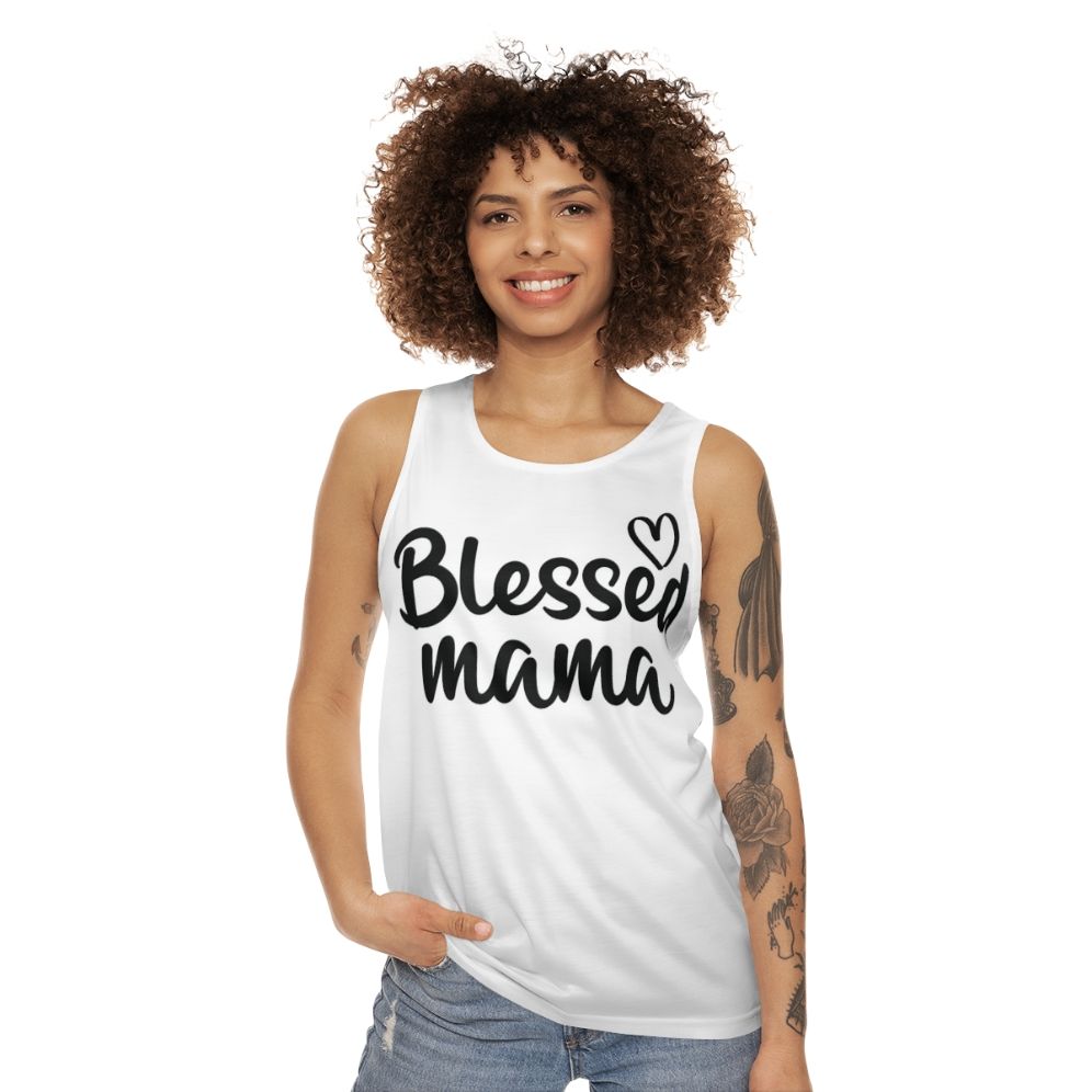 Blessed Mama Unisex Tank Top - women