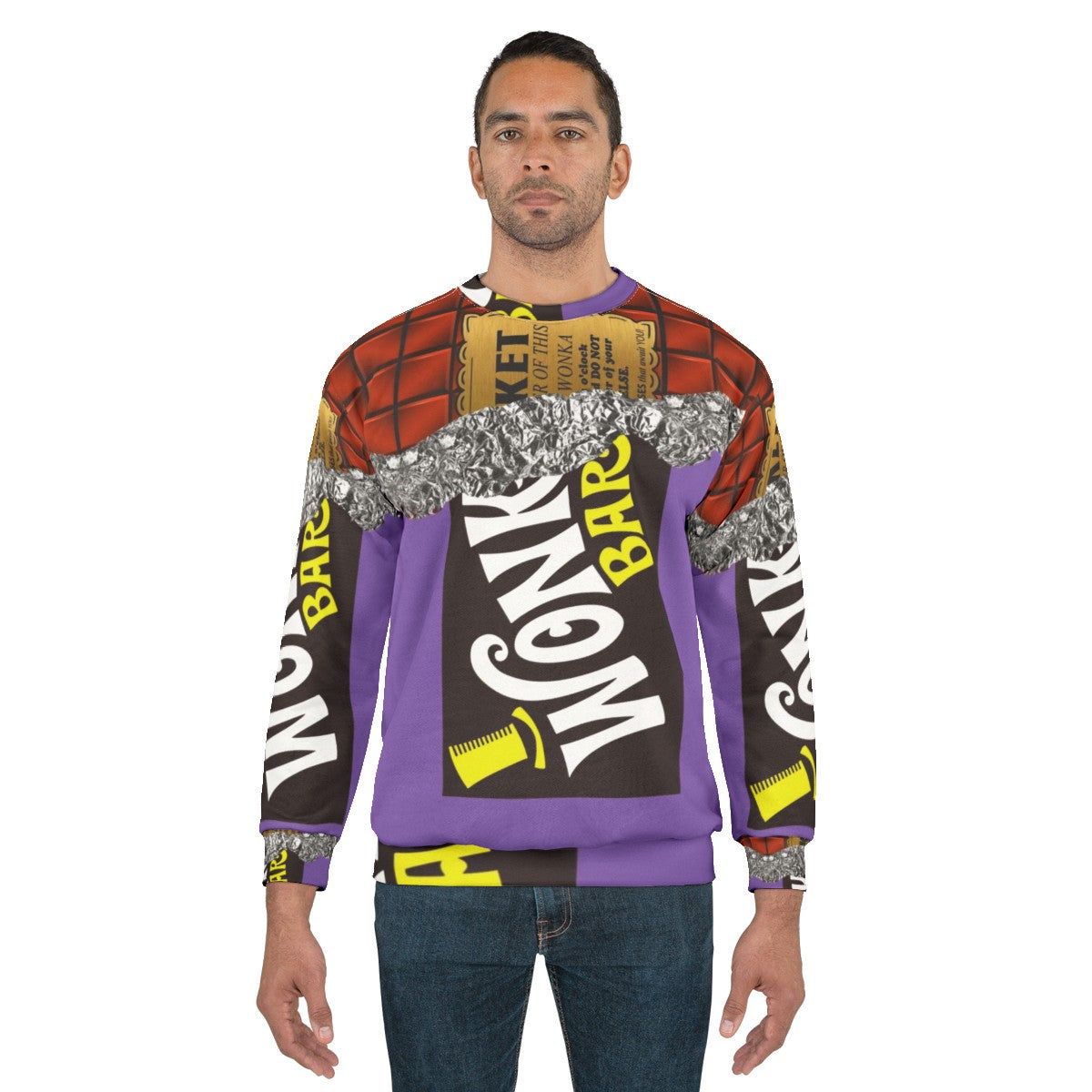 Wonka's Golden Ticket Chocolate Factory Sweatshirt - men