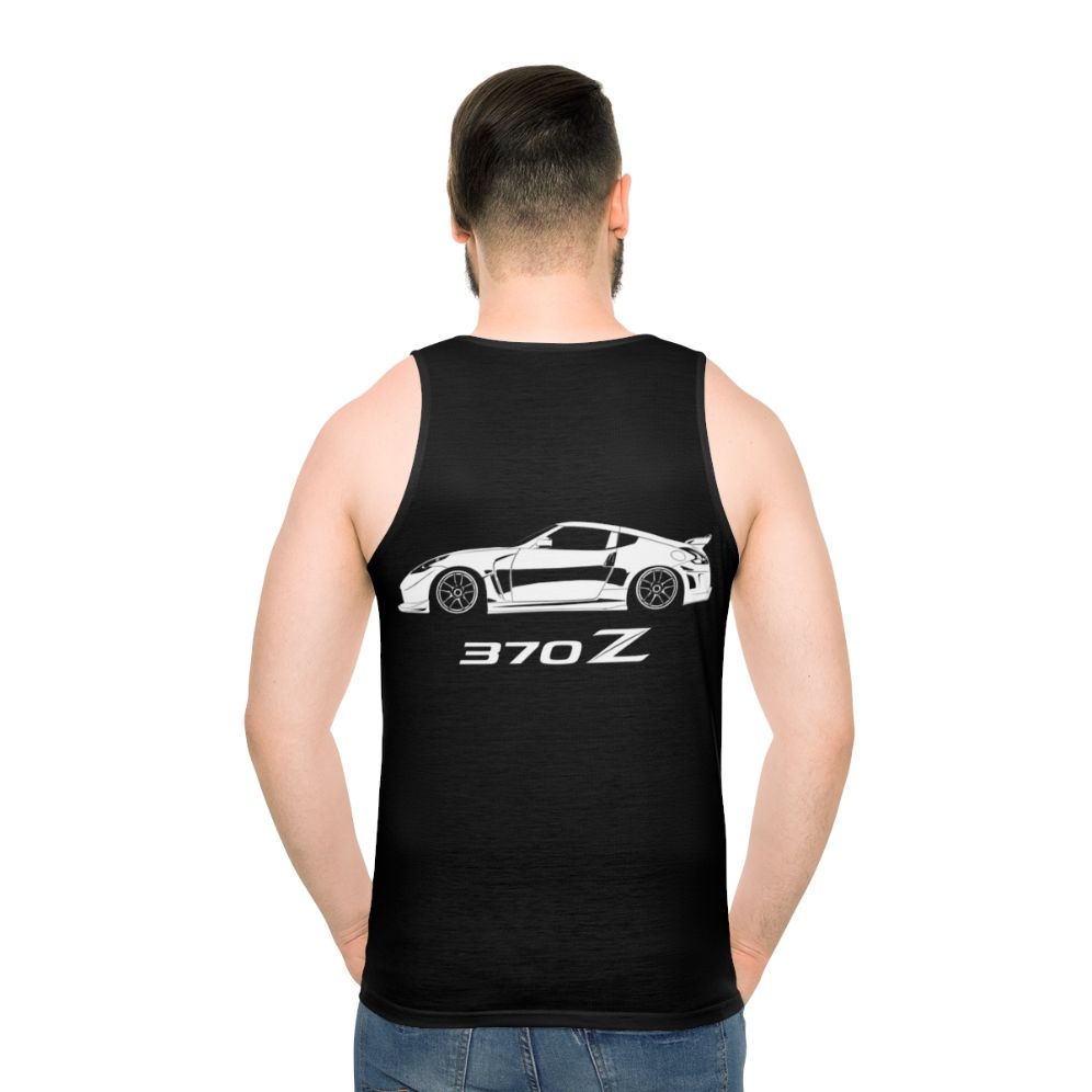 Nissan 370Z Unisex Tank Top - men back