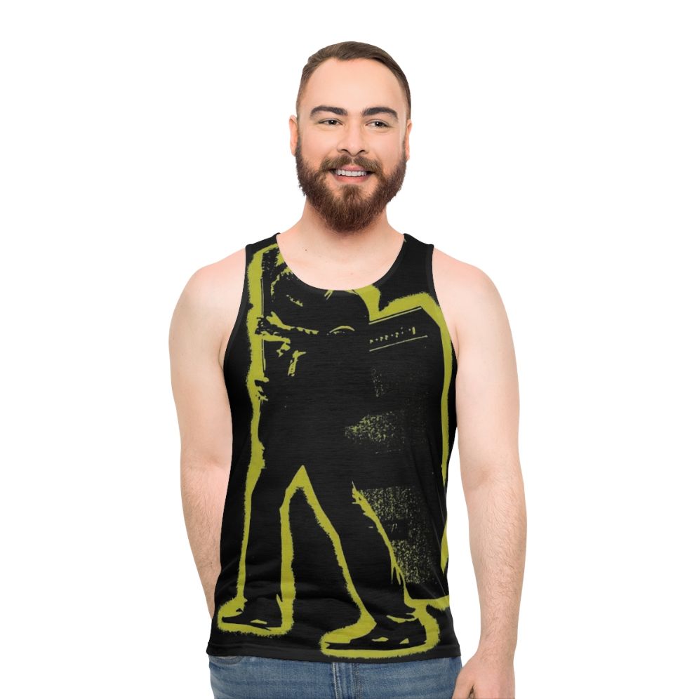 Unisex tank top featuring the album cover artwork of Electric Warrior - men