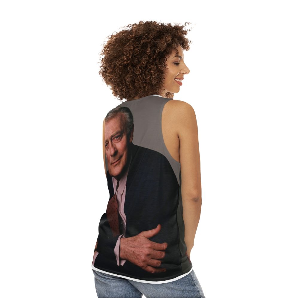 Edward Woodward Unisex Vintage Tank Top - women back