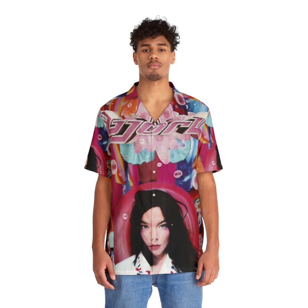 Björk Post Hawaiian Shirt - Icelandic 90s Streetwear - People Front