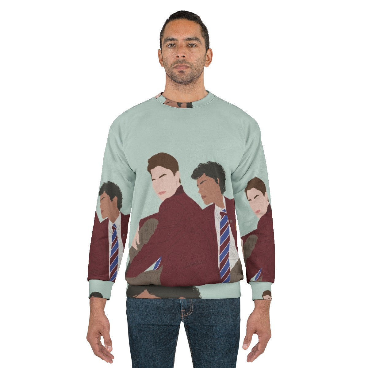 Young Royals Season 3 Prince Wilhelm and Simon Eriksson Sweatshirt - men