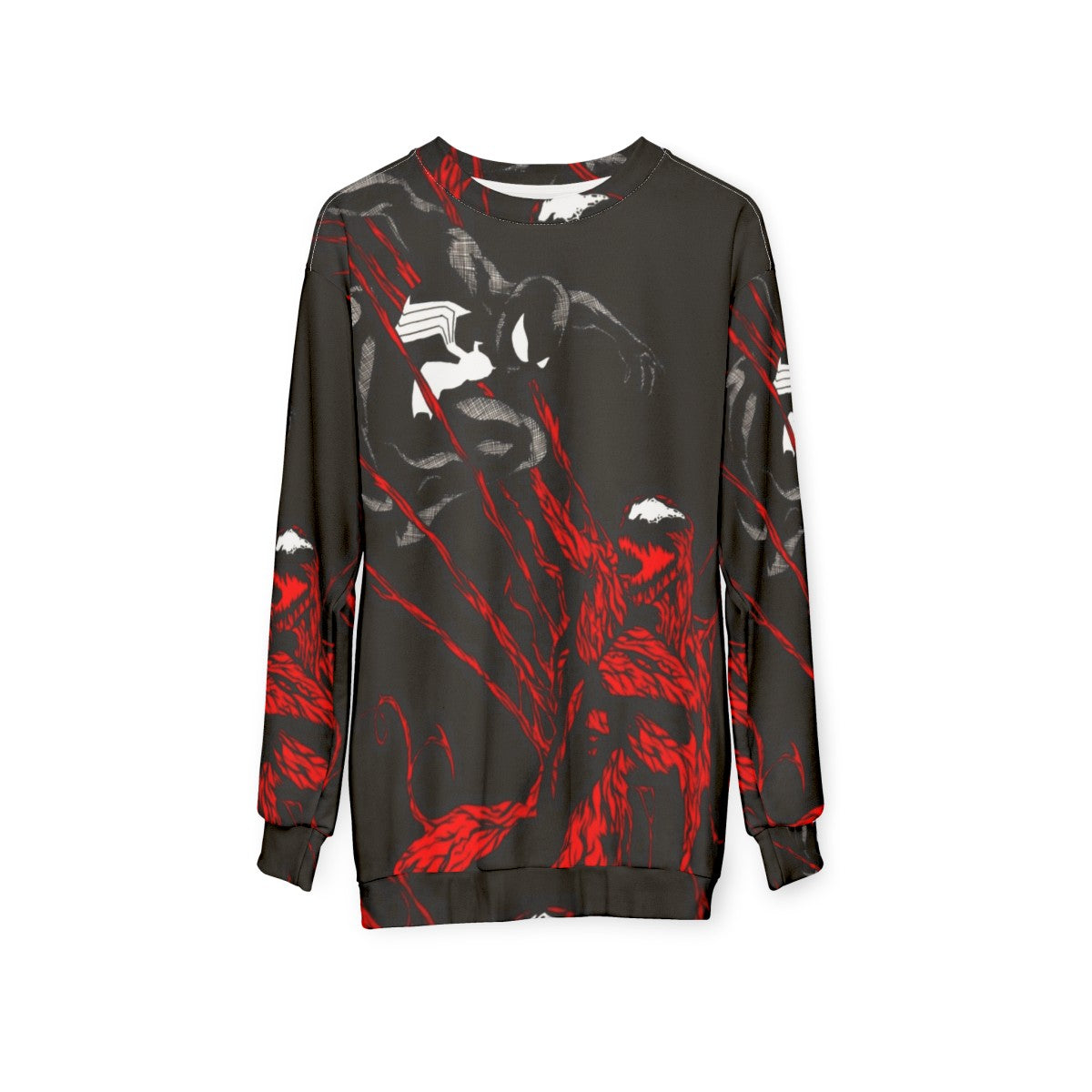 Carnage Sweatshirt featuring Spider-Man's symbiote villain - hanging