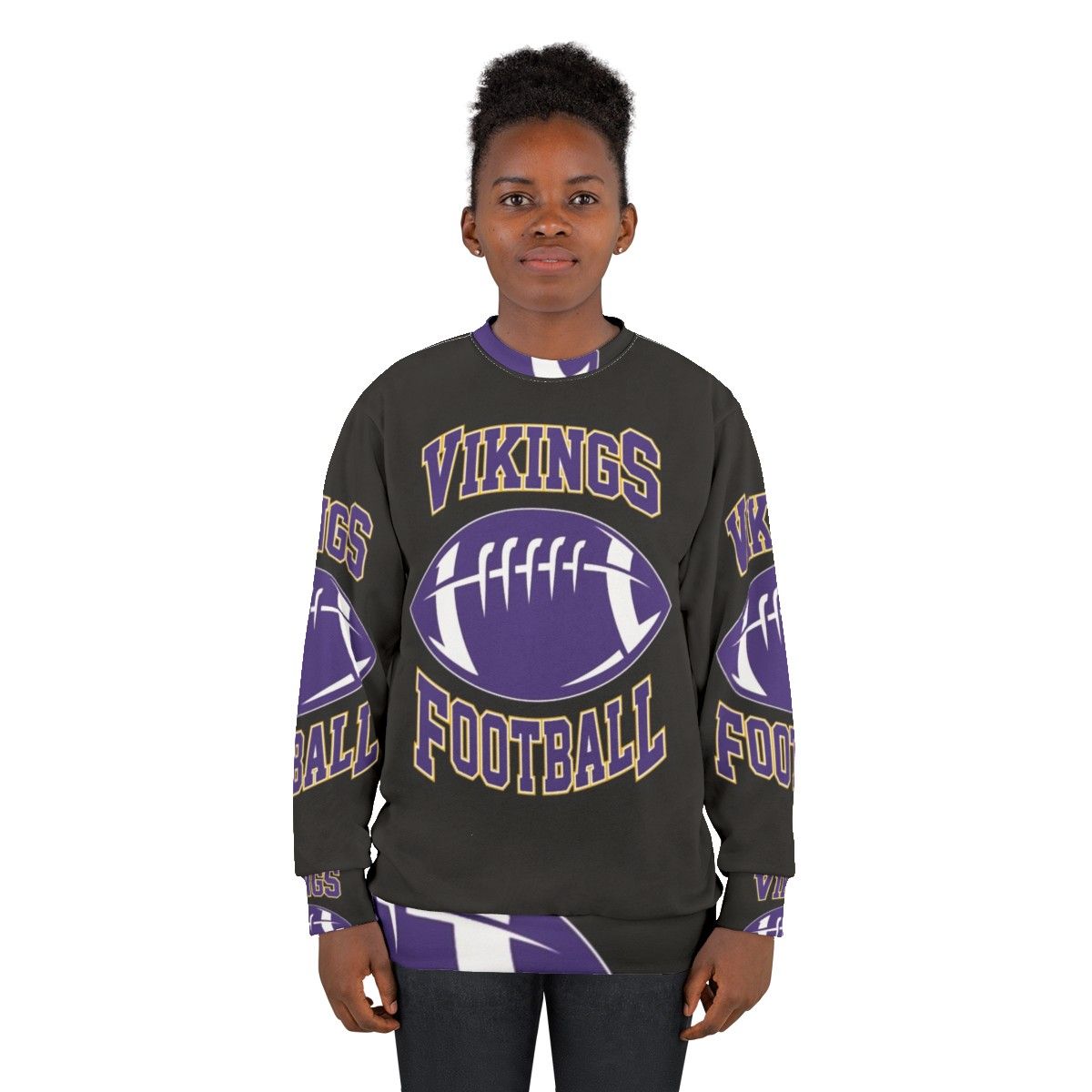 Artistic Minnesota Vikings Sweatshirt - women