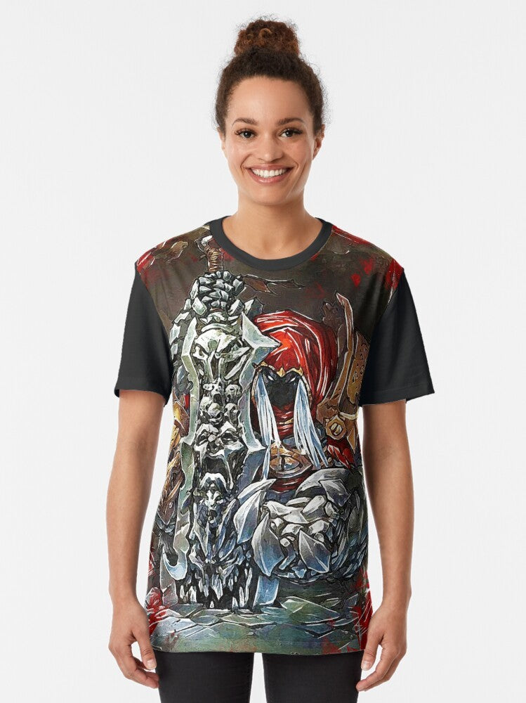 Darksiders War Chaoseater Graphic T-Shirt with Horsemen of the Apocalypse - Women