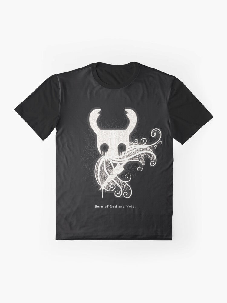 Hollow Knight "Born of God and Void" Graphic T-Shirt - Flat lay