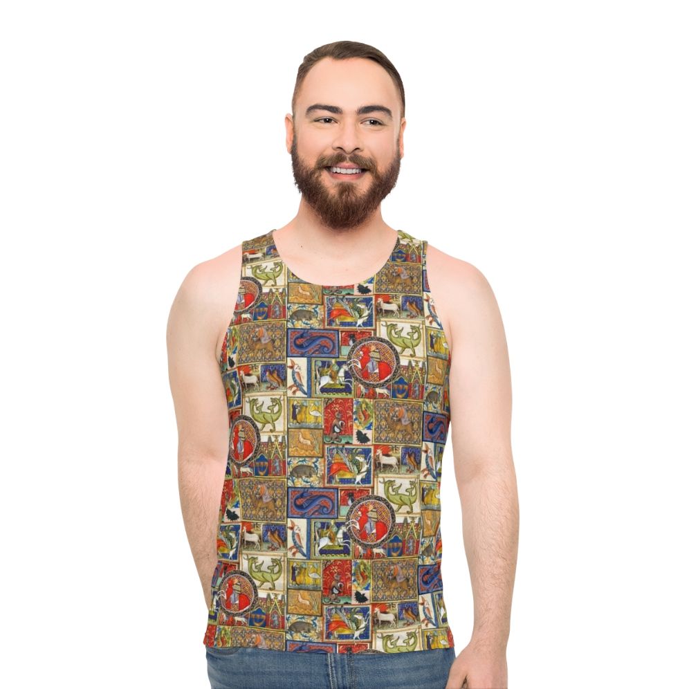 Mythical Beasts Heraldic Unisex Tank Top - men