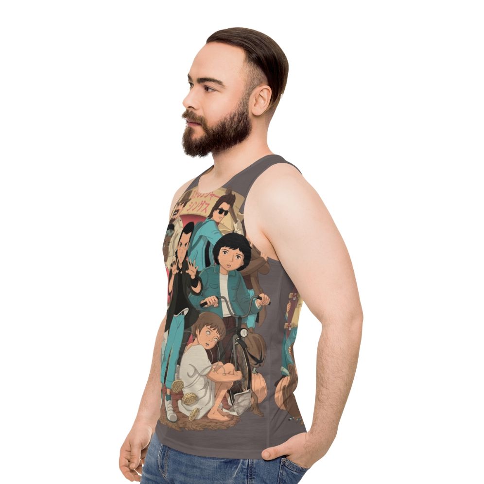 Stranger Things 2 Anime Unisex Tank Top - men side