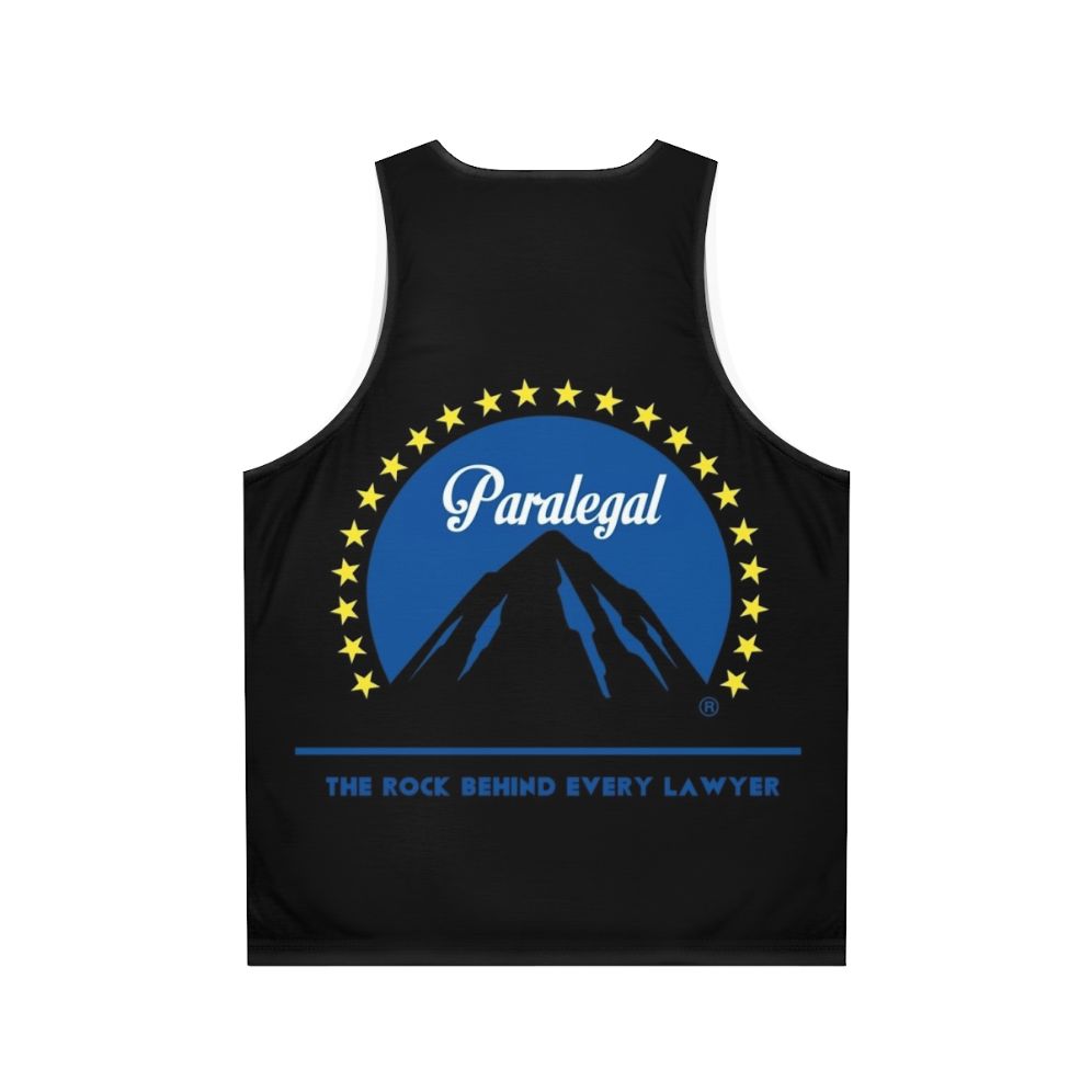 Paralegal Unisex Tank Top - Back