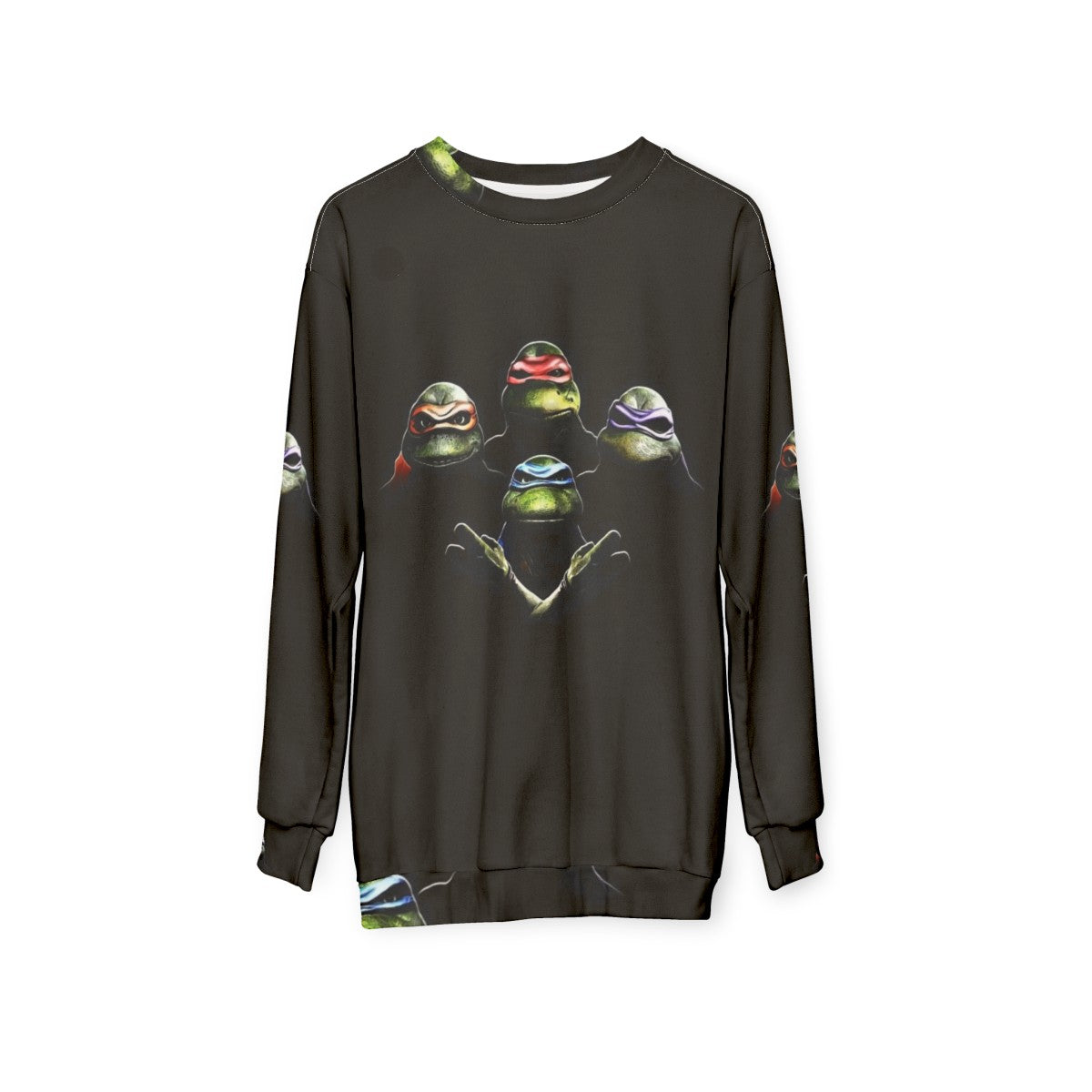 Queen Ninja Turtles Parody TMNT Sweatshirt - hanging