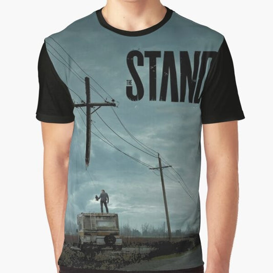 Apocalyptic "The Stand" graphic t-shirt featuring characters from the Stephen King novel and TV series