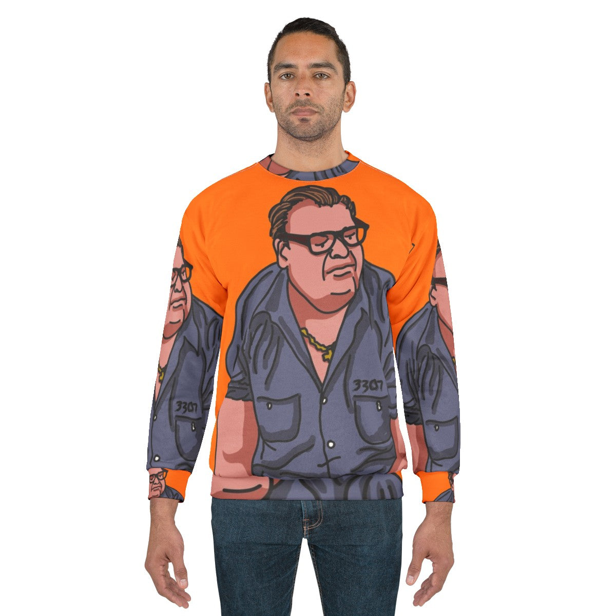 Scared Straight Matt Foley Sweatshirt with Chris Farley and Van Down by the River - men