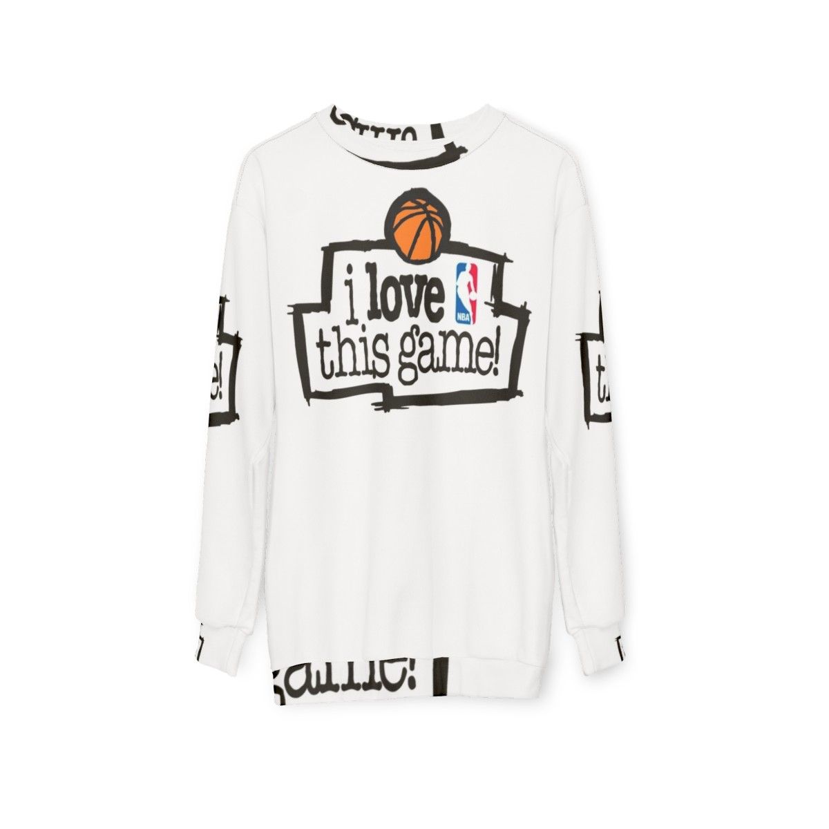 "I Love This Game" Sports Sweatshirt - hanging