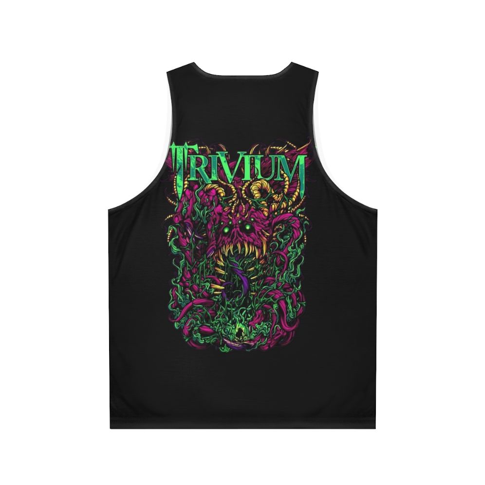 Trivium Logo Unisex Tank Top - Back