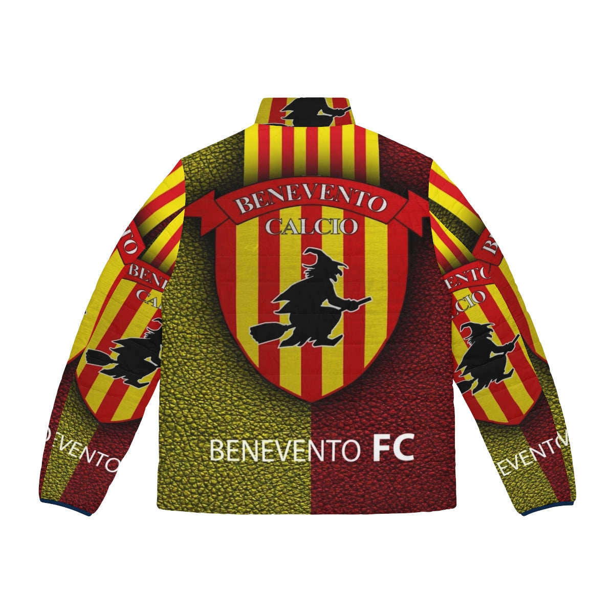 Benevento 2 Puffer Jacket with soccer logo - Back