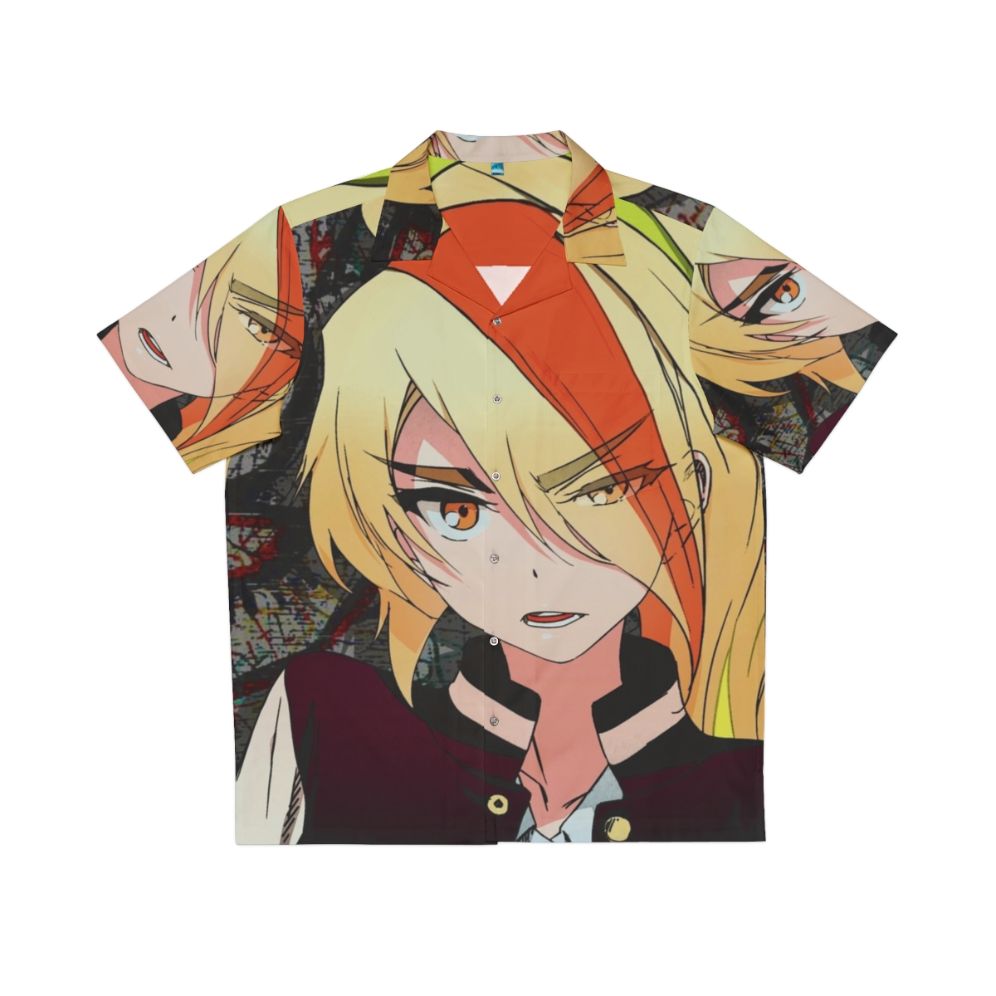 Nikaidou Saki Anime Girl Hawaiian Shirt