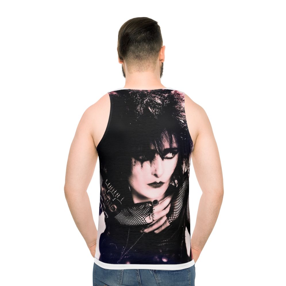 Siouxsie and the Banshees punk rock unisex tank top - men back