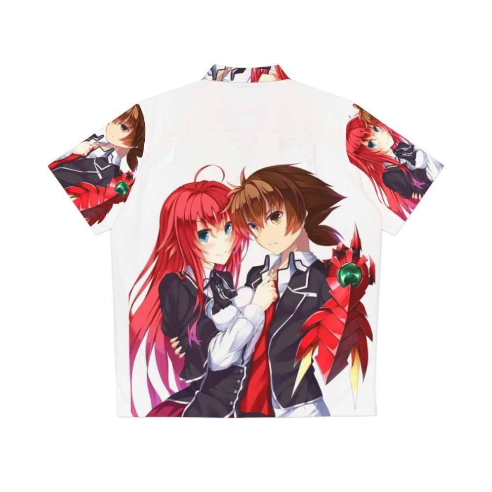 High School DxD Anime Hawaiian Shirt - Back