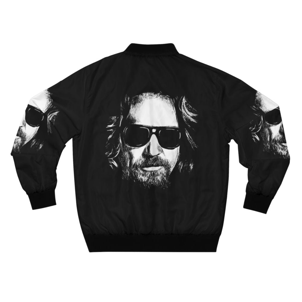 "The Dude" Bomber Jacket inspired by The Big Lebowski and featuring Jeff Bridges as The Dude - Back